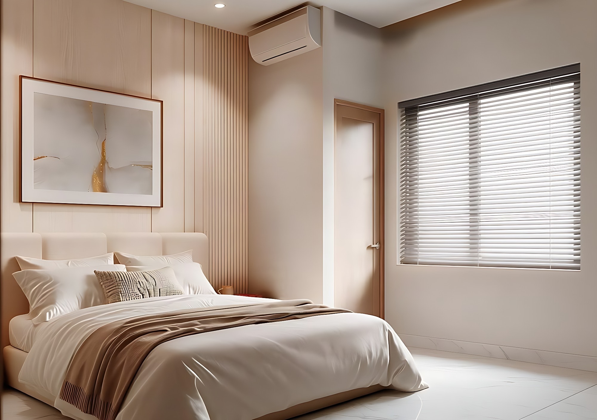 Soft light, warm tones